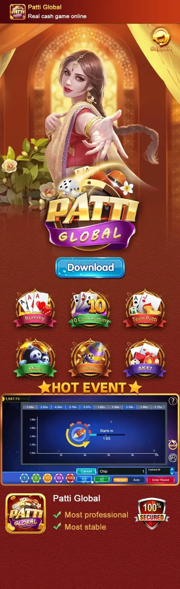 Teen Patti Global APK Download | Rummy Global APK Download | ₹51 Bonus | Global Teen Patti Download, Global Rummy App Download
